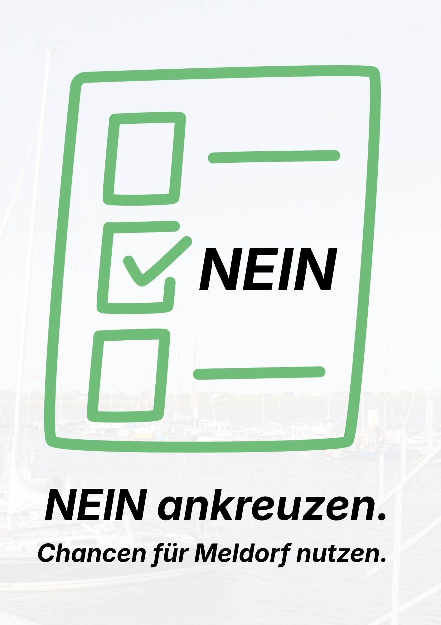 NEIN ankreuzen